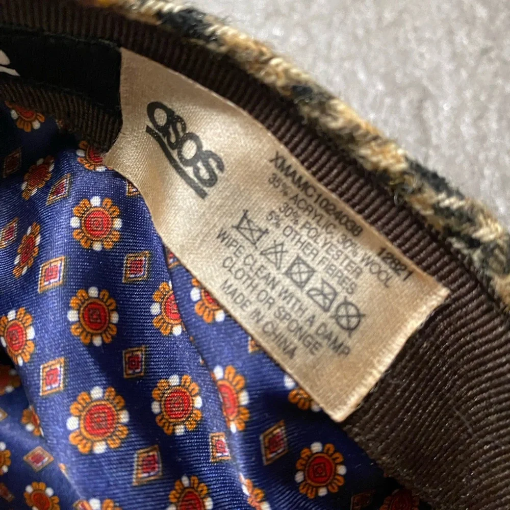 ASOS Collection Tweed Flat Cap - Picture 8 of 8